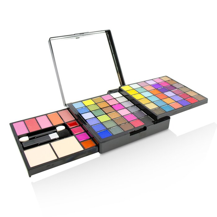 Cameleon MakeUp Kit Deluxe G2363 (66x øyenskygge, 5x blush, 2x pudder, 4x lipgloss, 3x applikator) Picture ColorProduct Thumbnail