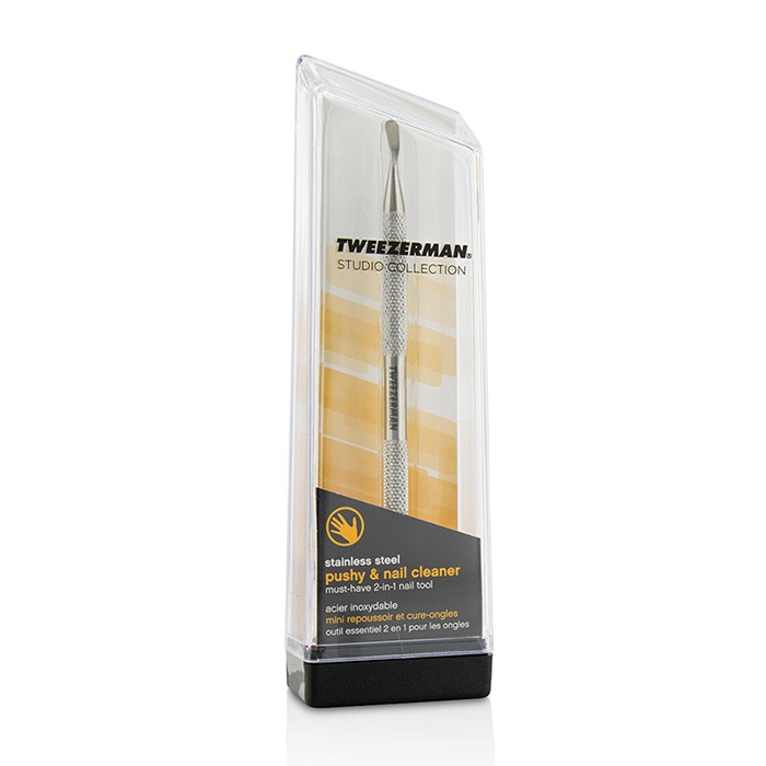 Tweezerman Stainless Steel Pushy & Nail Cleaner (Studio Collection) Picture ColorProduct Thumbnail