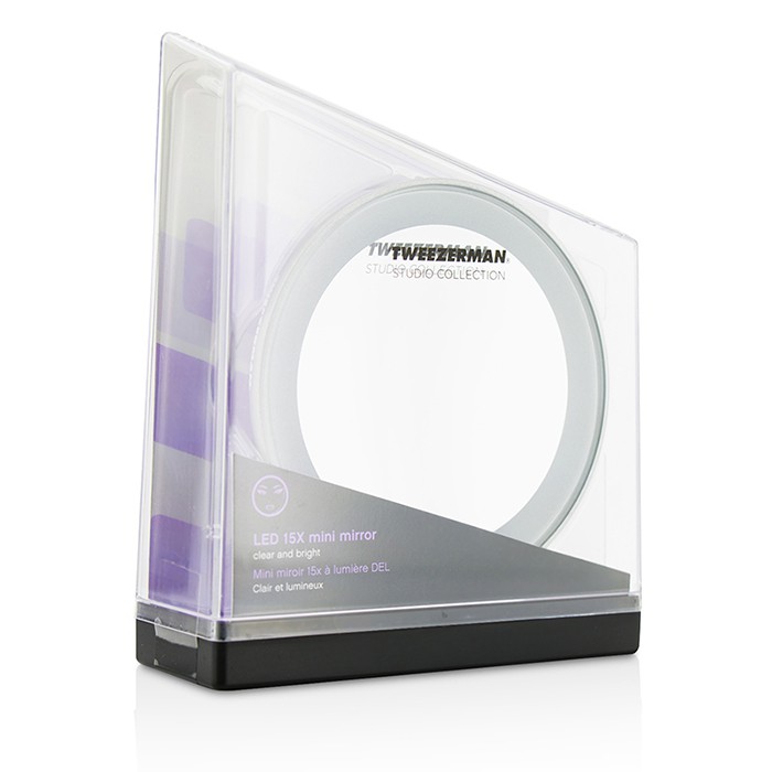 Tweezerman LED 15X Mini Mirror (Studio Collection) מיני מראה מגדילה Picture ColorProduct Thumbnail