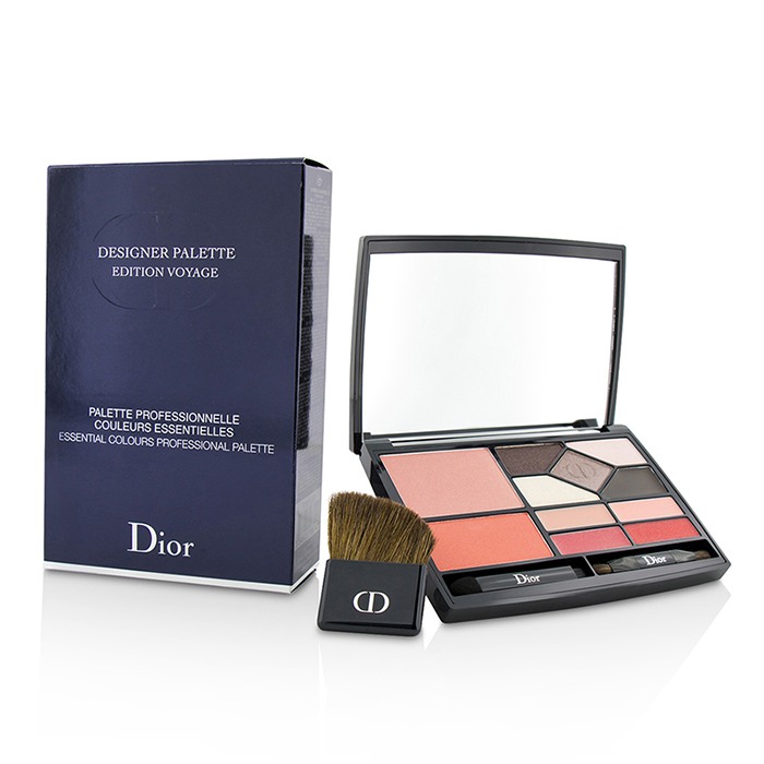 Christian Dior 迪奧 設計師旅行彩妝盒 (2x 胭脂, 5x 眼影, 4x 唇彩, 3x 妝刷) 18.2g/0.59ozProduct Thumbnail