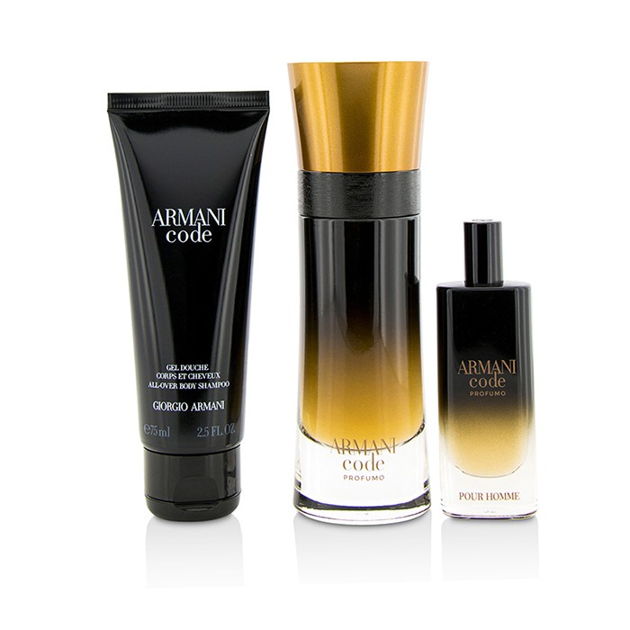 Giorgio Armani Armani Code Profumo Coffret: Eau De Parfum Spray 60ml/2oz + Eau De Parfum Spray 15ml/0.5oz + All Over Body Shampoo 75ml/2.5oz 3pcsProduct Thumbnail