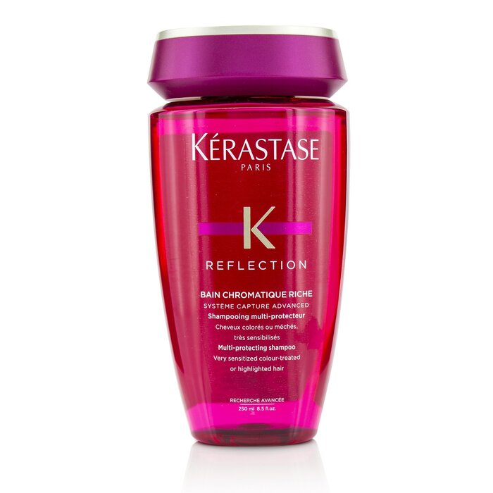 Kerastase Reflection Bain Chromatique Riche Multi-Protecting Shampoo (Very Sensitized Colour-Treated or Highlighted Hair) שמפו עבור שיער צבוע ורגיש או שיער עם גוונים 250ml/8.5ozProduct Thumbnail