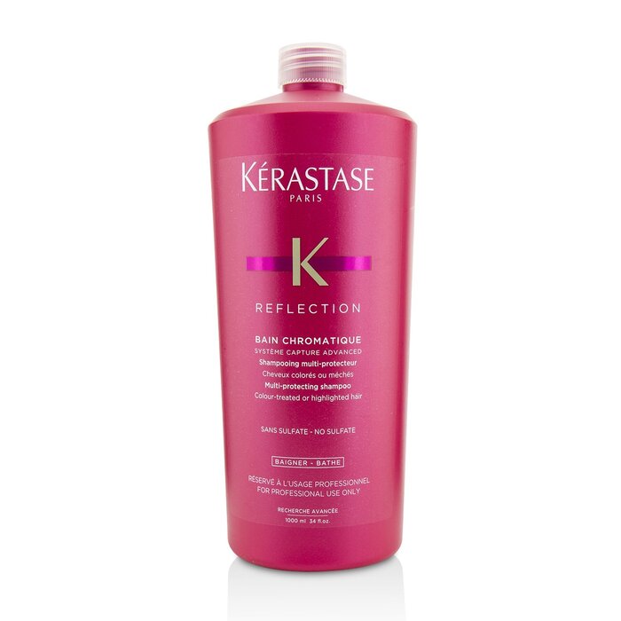 Kerastase Reflection Bain Chromatique Sulfate-Free Multi-Protecting Shampoo (Colour-Treated or Highlighted Hair) שמפו נטול סולפט לשיער צבוע או מובהר 1000ml/34ozProduct Thumbnail