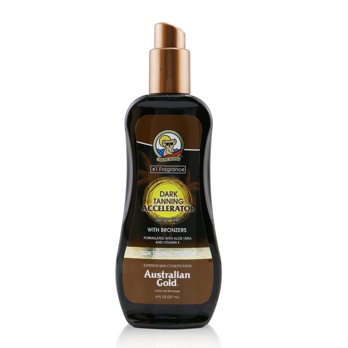 Australian Gold Dark Tanning Accelerator Spray Gel with Bronzers 237ml/8ozProduct Thumbnail
