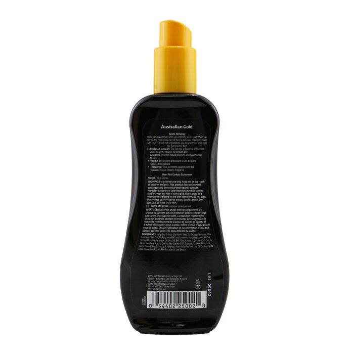 Australian Gold 金色澳洲 深古銅助曬油噴霧Dark Tanning Exotic Oil Spray 237ml/8ozProduct Thumbnail
