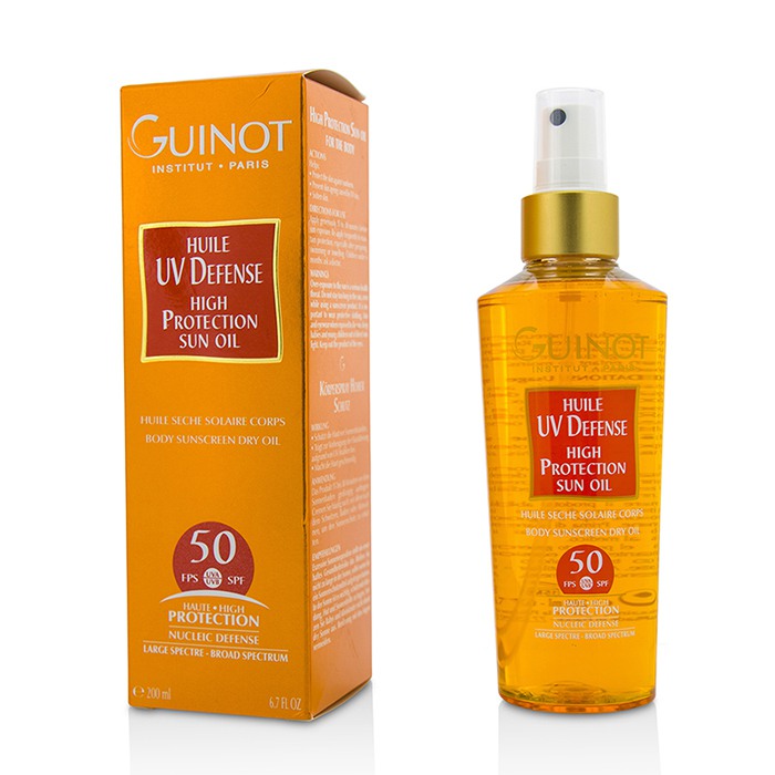 Guinot 維健美  Huile UV Defense High Protection Body Sunscreen Dry Oil SPF50 200ml/6.7ozProduct Thumbnail