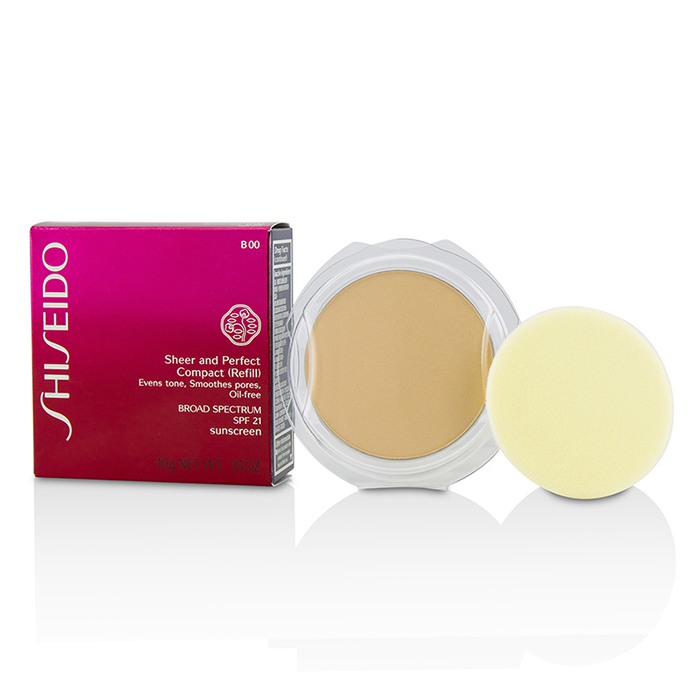 Shiseido Sheer & Perfect Compact Foundation SPF 21 (Refill) 10g/0.35ozProduct Thumbnail