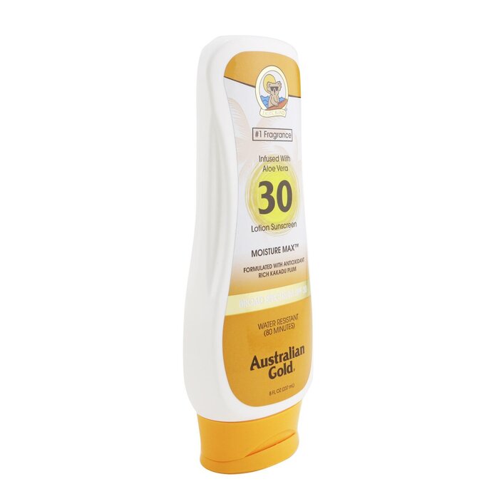 Australian Gold 金色澳洲  Lotion Sunscreen Moisture Max Broad Spectrum SPF 30 237ml/8ozProduct Thumbnail
