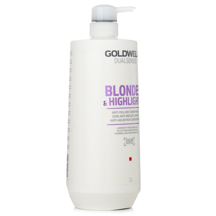 Goldwell Dual Senses Blondes & Highlights Anti-Yellow Conditioner (Luminosity For Blonde Hair) 1000ml/33.8ozProduct Thumbnail
