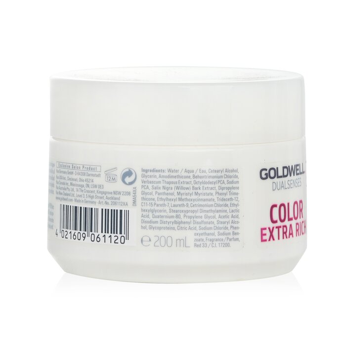 Goldwell Dual Senses Color Extra Rich 60SEC Treatment (Luminosity For Coarse Hair) 200ml/6.7ozProduct Thumbnail