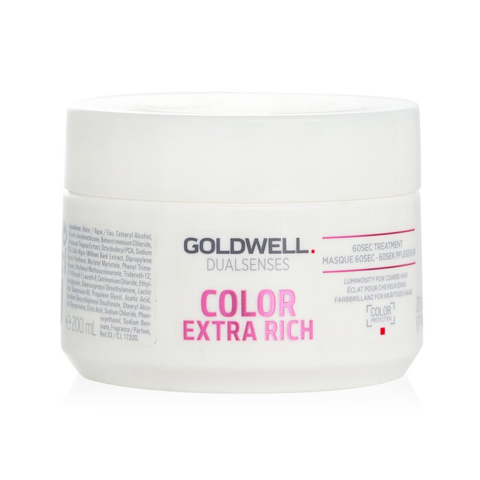 Goldwell Dual Senses Color Extra Rich 60SEC Treatment (Luminosity For Coarse Hair) 200ml/6.7ozProduct Thumbnail