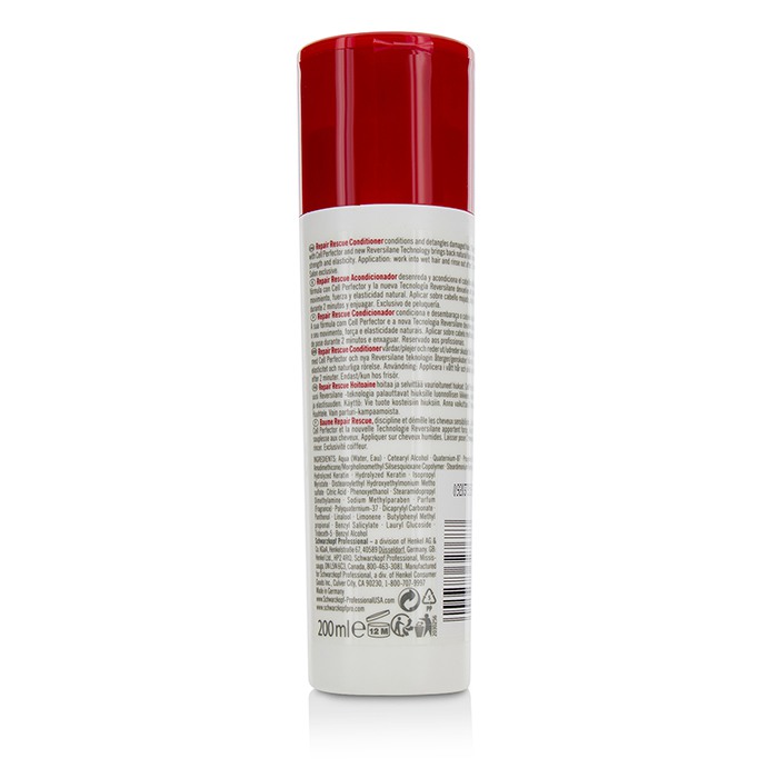 Schwarzkopf 施華蔻  BC Repair Rescue Reversilane Conditioner (For Damaged Hair) 200ml/6.8ozProduct Thumbnail