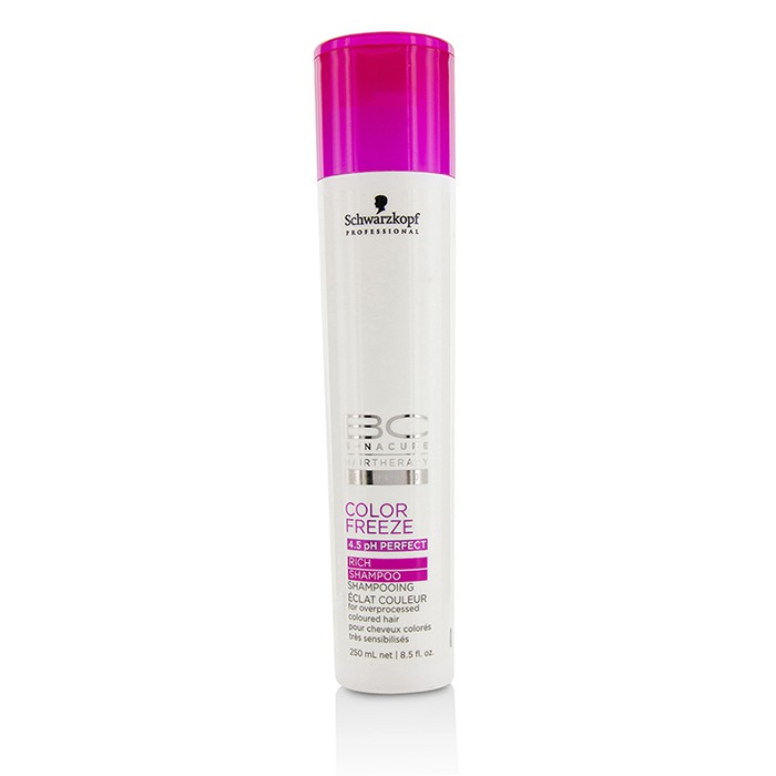 Schwarzkopf 施華蔻  BC Color Freeze pH 4.5 Perfect Rich Shampoo (For Overprocessed Coloured Hair) 250ml/8.5ozProduct Thumbnail