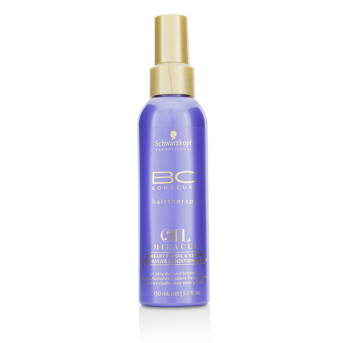 Schwarzkopf BC Oil Miracle Barbary Fig Oil & Keratin Restorative Conditioning Milk (Til veldig tørt og skjørt hår) 150ml/5.1ozProduct Thumbnail