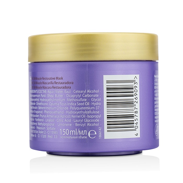 Schwarzkopf BC Oil Miracle Barbary Fig Oil & Keratin Restorative Mask (For Very Dry and Brittle Hair) מסכה עבור שיער יבש ושביר 150ml/5.1ozProduct Thumbnail