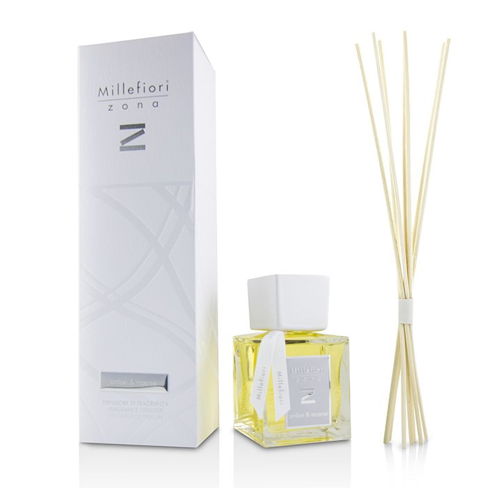 Millefiori Zona Fragrance duftpinner - Amber & Incense 250ml/8.45ozProduct Thumbnail