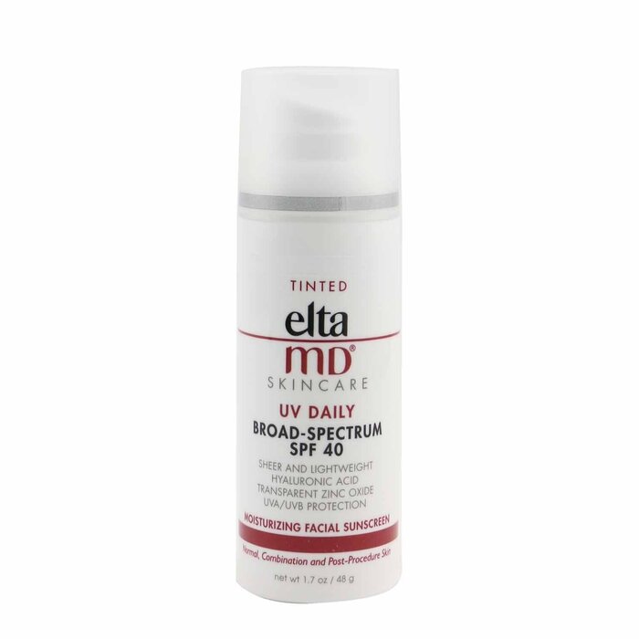 EltaMD UV Daily Moisturizing Facial Sunscreen SPF 40 - For Normal, Combination & Post-Procedure Skin - Tinted קרם לחות עם הגנה מהשמש(קופסה מעט פגומה) 48g/1.7ozProduct Thumbnail