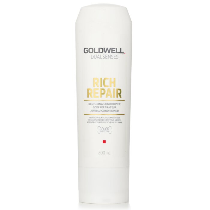 Goldwell Dual Senses Rich Repair Restoring Conditioner (Regeneration For Damaged Hair) מרכך לחידוש שיער פגום 200ml/6.7ozProduct Thumbnail