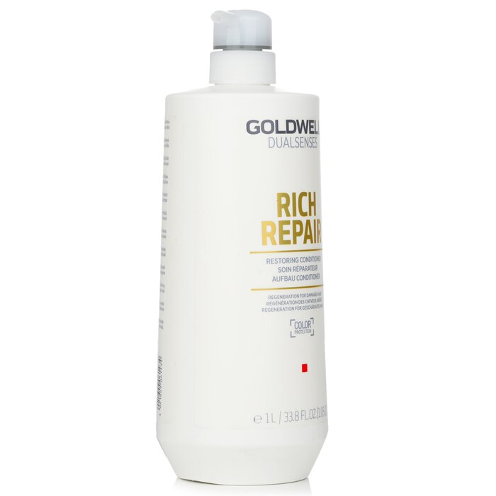 Goldwell Dual Senses Rich Repair Restoring Conditioner (Regeneration For Damaged Hair) מרכך לחידוש שיער פגום 1000ml/33.8ozProduct Thumbnail