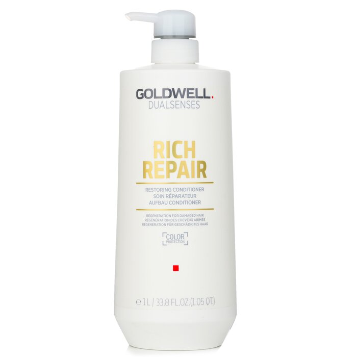 Goldwell Dual Senses Rich Repair Restoring Conditioner (Regeneration For Damaged Hair) מרכך לחידוש שיער פגום 1000ml/33.8ozProduct Thumbnail