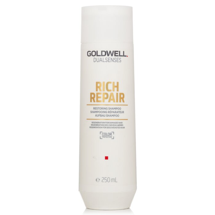Goldwell Dual Senses Rich Bərpaedici Bərpaedici Şampun (Zədələnmiş Saçlar Üçün Bərpaedici) 250ml/8.4ozProduct Thumbnail