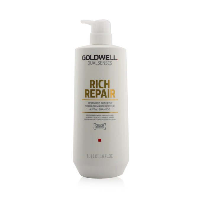 Goldwell Dual Senses Rich Repair Восстанавливающий Шампунь (Регенерация для Поврежденных Волос) 1000ml/33.8ozProduct Thumbnail