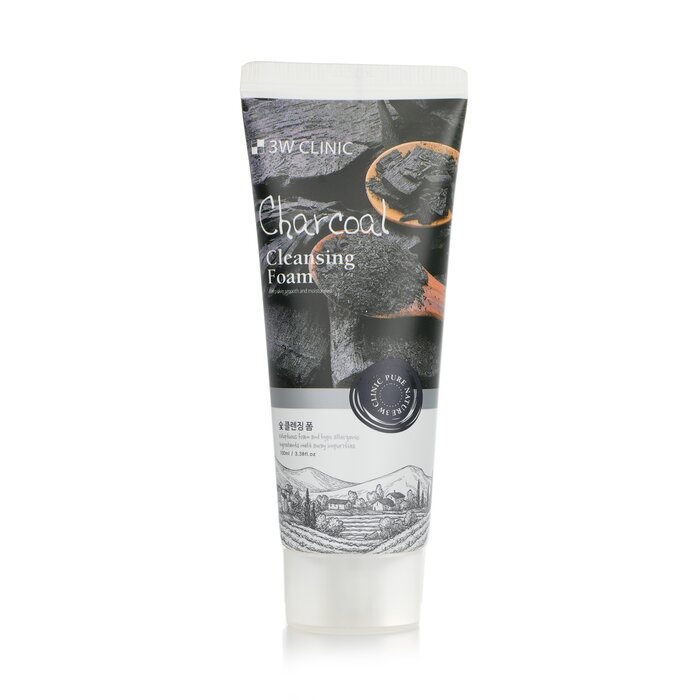 3W Clinic Cleansing Foam - Vaahto - Charcoal 100ml/3.38ozProduct Thumbnail