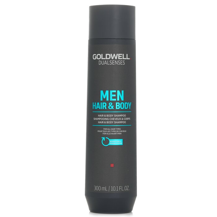 Goldwell Dual Senses Men Hair & Body Shampoo (For All Hair Types) שמפו לגוף ולשיער - לכל סוגי השיער 300ml/10.1ozProduct Thumbnail