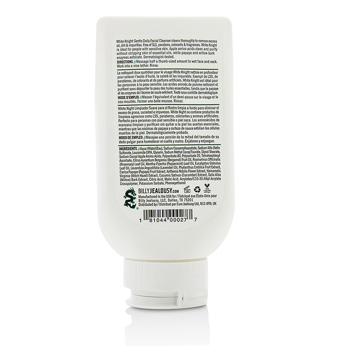 Billy Jealousy Signature White Knight Gentle Daily Facial Cleanser 236ml/8ozProduct Thumbnail