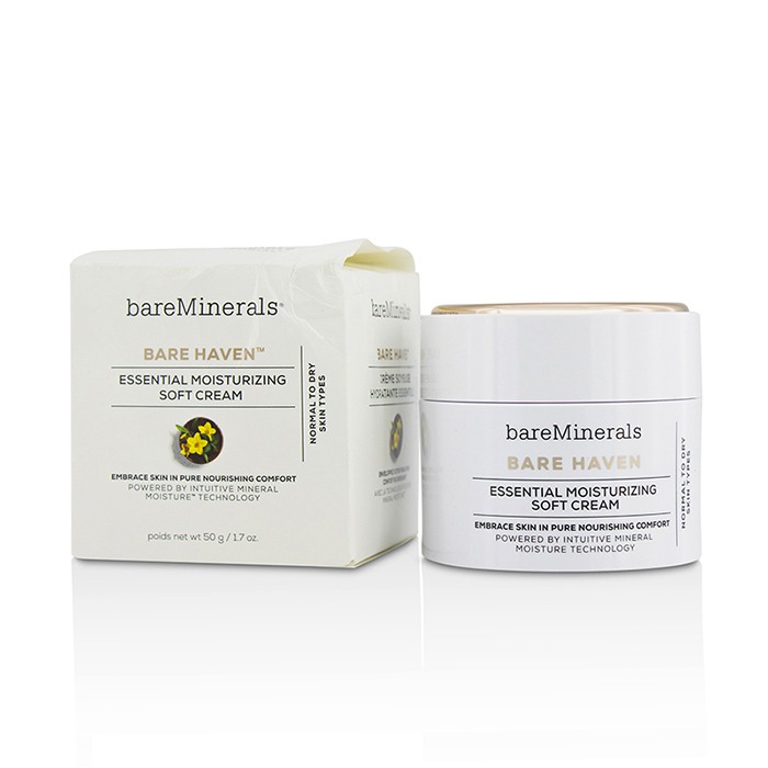 贝茗  BareMinerals Bare Haven Essential Moisturizing Soft Cream - Normal To Dry Skin Types (Box Slightly Damaged) 50g/1.7ozProduct Thumbnail