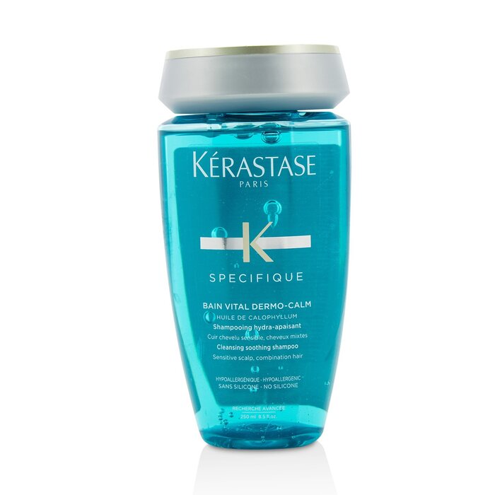 Kerastase Specifique Bain Vital Dermo-Calm Մաքրող Հանգստացնող Շամպուն (զգայուն գլխամաշկի, համակցված մազեր) 250ml/8.5ozProduct Thumbnail