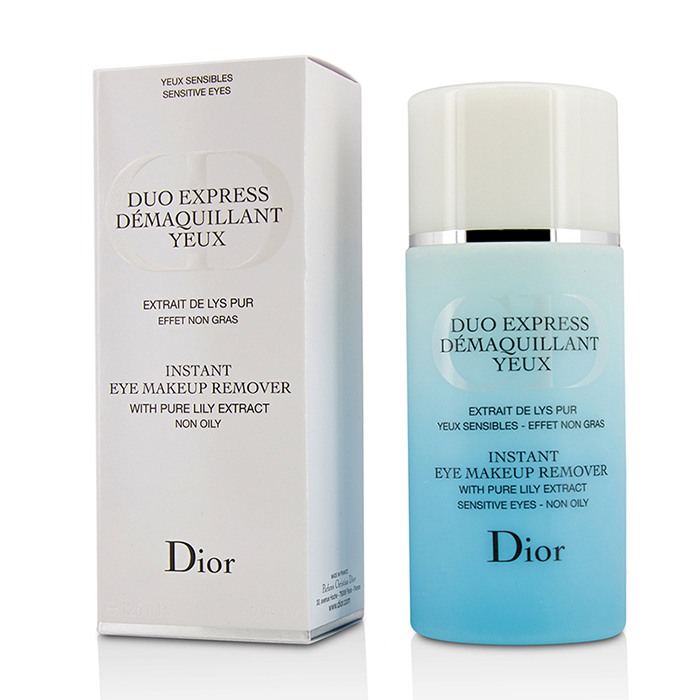 Christian Dior مزيل مكياج العيون الفوري ( ثنائية إكسبريس ) (بدون سولوفان) 125ml/4.2ozProduct Thumbnail