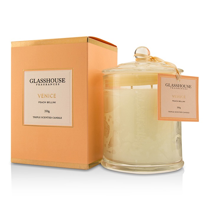 Glasshouse Triple Scented Candle - Venice (Peach Bellini) 350gProduct Thumbnail