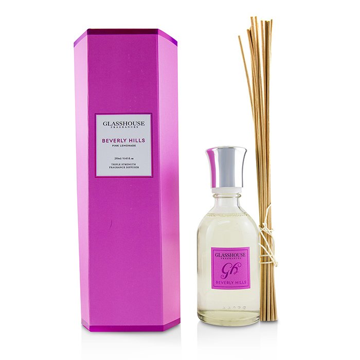 Glasshouse Triple Strength Fragrance Diffuser - Beverly Hills (Pink Lemonade) 250ml/8.45ozProduct Thumbnail