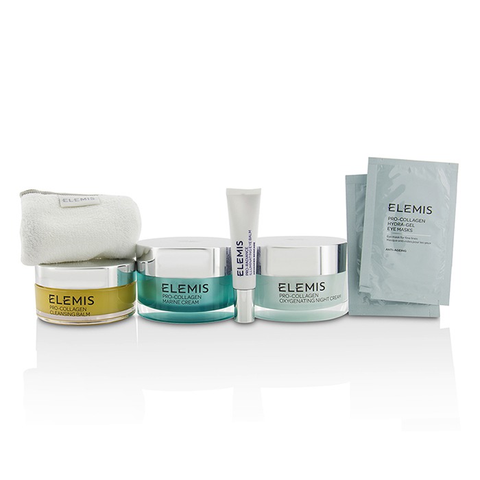 艾丽美  Elemis Marine Dream Set: Cleansing Balm + Eye Balm + Marine Cream + Night Cream + Eye Masks + Towel + Box 7pcsProduct Thumbnail