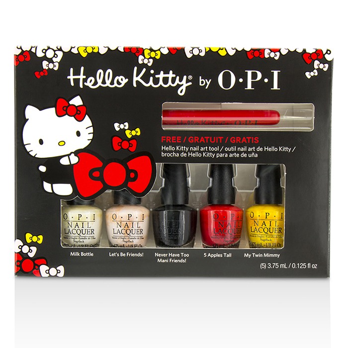 欧派 O.P.I Hello Kitty Mini Nail Lacquers Friend Pack 6pcsProduct Thumbnail