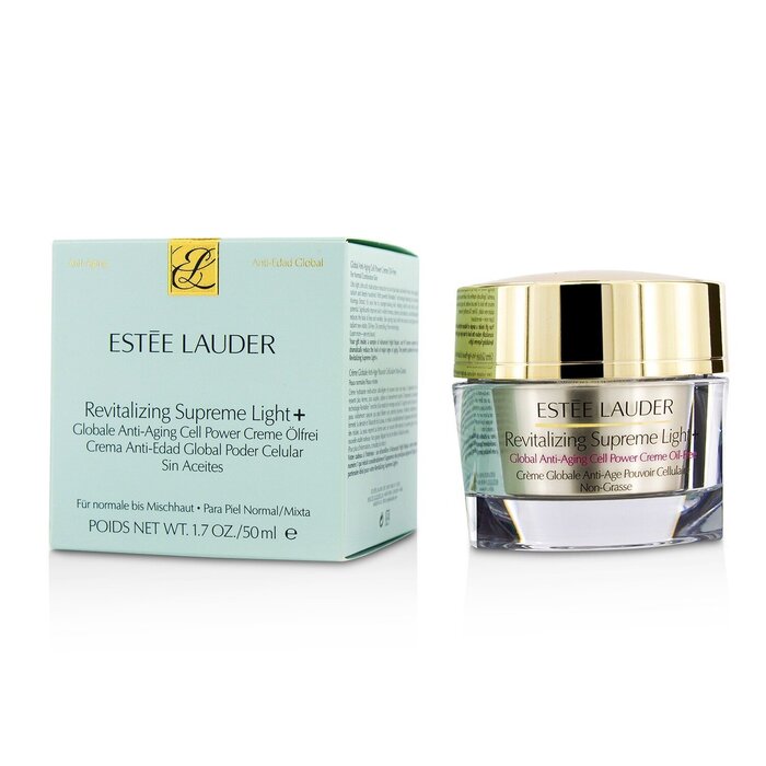 Estee Lauder Revitalizing Supreme Light + Global Anti-Aging Cell Power Creme Oil-Free - For Normal/ Combination Skin 50ml/1.7ozProduct Thumbnail