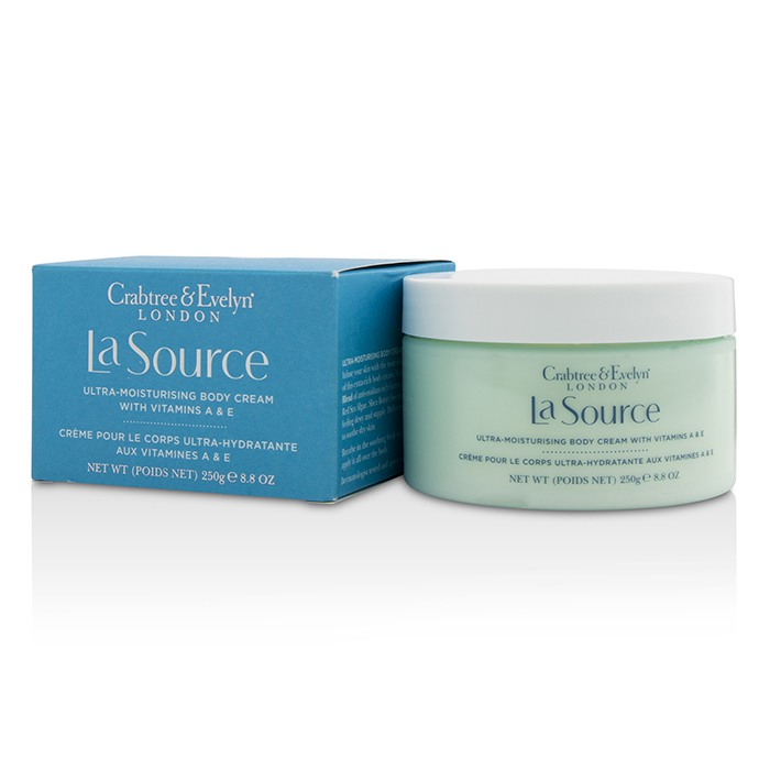 Crabtree & Evelyn La Source Ultra-Moisturising Body Cream with Vitamin A & E 250g/8.8ozProduct Thumbnail