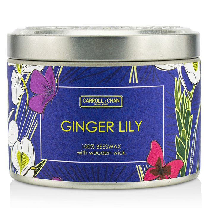 蜡烛世家  The Candle Company Tin Can 100% Beeswax Candle with Wooden Wick - Ginger Lily (8x5) cmProduct Thumbnail