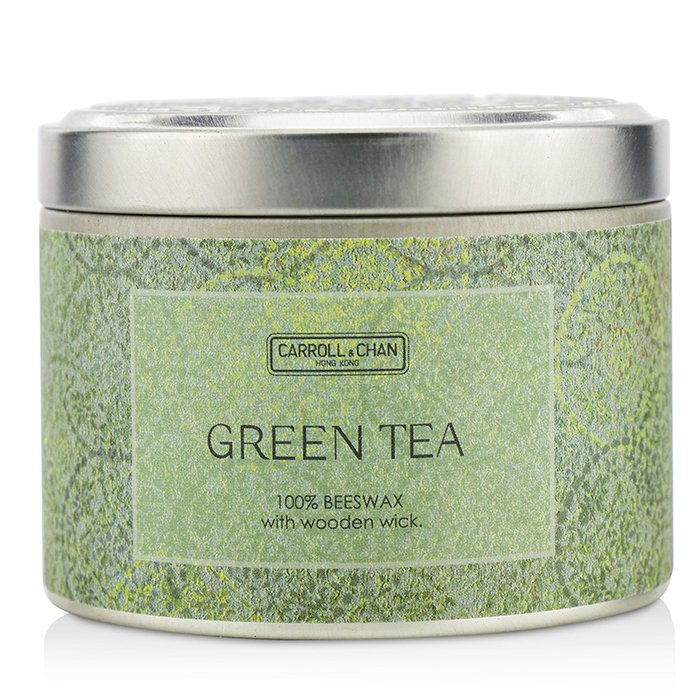 The Candle Company Tin Can 100% bivokslys med treveke - Green Tea (8x5) cmProduct Thumbnail
