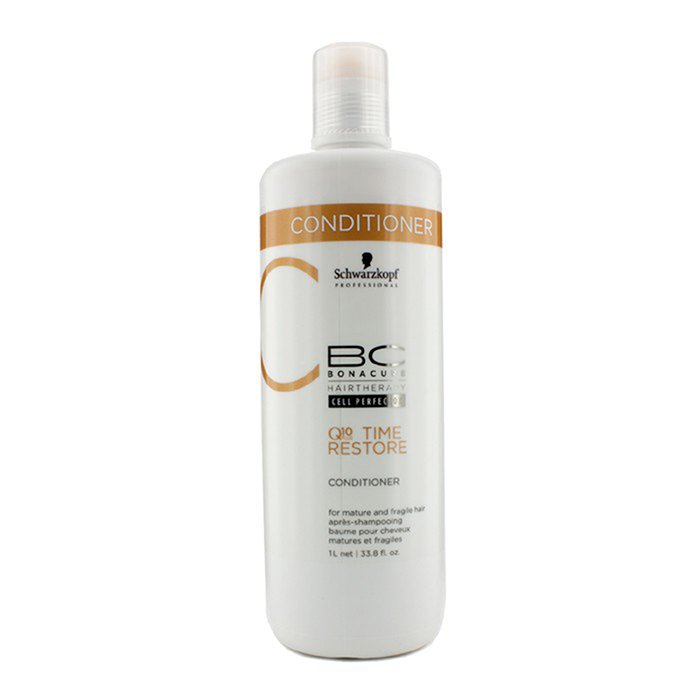 Schwarzkopf BC Time Restore Q10 Plus Conditioner - For Mature and Fragile Hair (New Packaging) 1000ml/33.8ozProduct Thumbnail