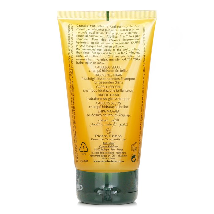 Rene Furterer Karite Hydra Hydrating Ritual Hydrating Shine Shampoo (Dry Hair) 150ml/5ozProduct Thumbnail