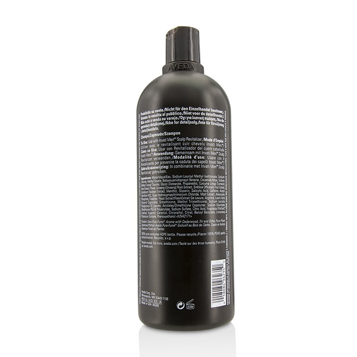 Aveda Invati Men Nourishing Exfoliating Shampoo - For Thinning Hair (Salon Product) 1000ml/33.8ozProduct Thumbnail