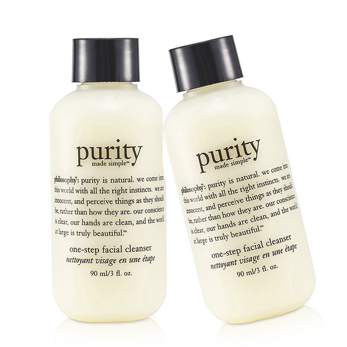 Philosophy 肌膚哲理 純淨清爽一步驟潔面乳(兩入組合)Purity Made Simple - One Step Facial Cleanser Duo Pack 2x90ml/3ozProduct Thumbnail
