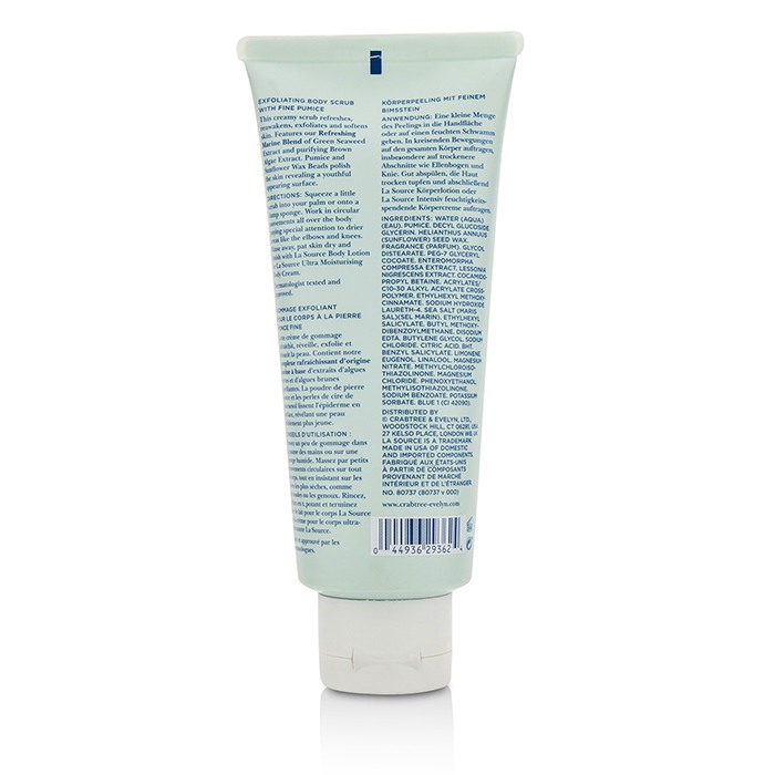 Crabtree & Evelyn La Source Exfoliating Body Scrub with Fine Pumice 175g/6.2ozProduct Thumbnail