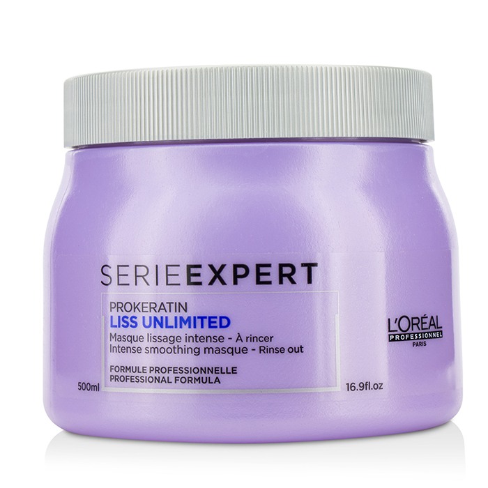 L'Oreal Professionnel Serie Expert - Liss Unlimited Prokeratin Intense Smoothing Masque מסכה אינטנסיבית להחלקת השיער 500ml/16.9ozProduct Thumbnail