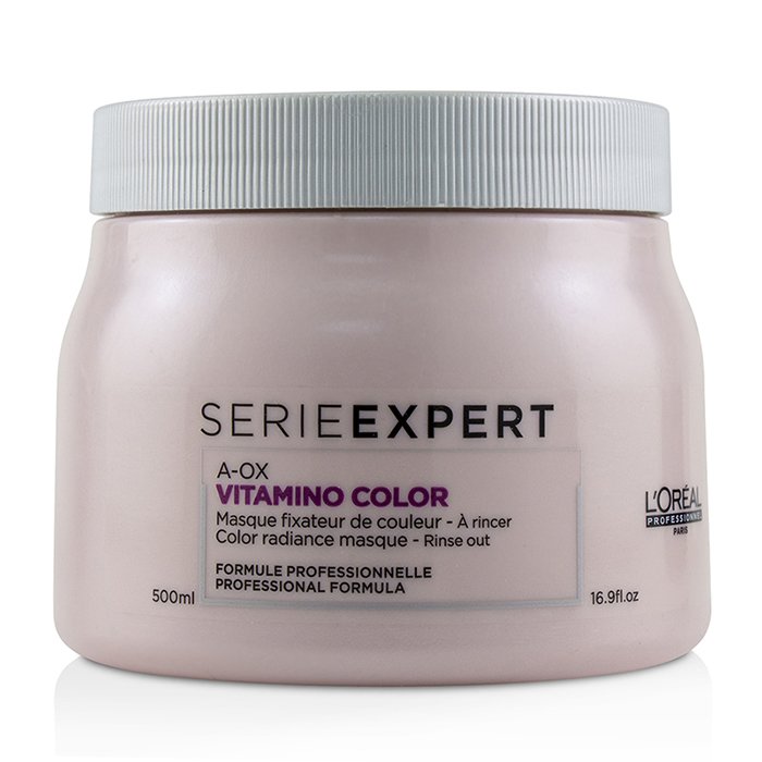 L'Oreal 萊雅 專業護髮專家 - 新絕色漾彩護色髮膜Professionnel Serie Expert - Vitamino Color A-OX Color Radiance Masque 500ml/16.9ozProduct Thumbnail