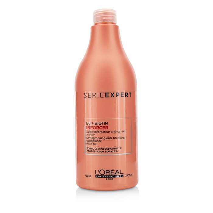 L'Oreal 萊雅 專業護髮專家 - 絲漾博B6潤髮乳Professionnel Serie Expert - Inforcer B6 + Biotin Strengthening Anti-Breakage Conditioner 750ml/25.3ozProduct Thumbnail