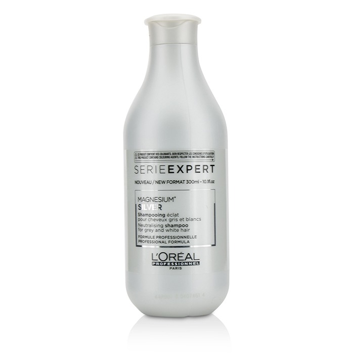L'Oreal 萊雅 專業護髮專家 - 絲漾博矯色洗髮露(灰色及白色頭髮適用)Professionnel Serie Expert - Silver Magnesium Neutralising Shampoo 300ml/10.1ozProduct Thumbnail
