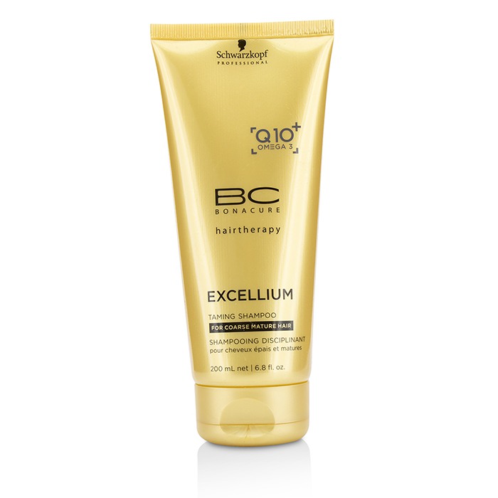 Schwarzkopf BC Excellium Q10+ Omega 3 Taming Shampoo (For Coarse Mature Hair) 200ml/6.8ozProduct Thumbnail